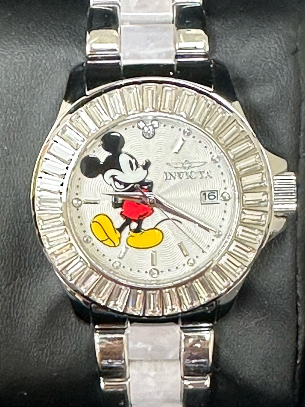 NWT LE  Invicta women’s Disney Mickey Mouse Crystal bezel w/ box
